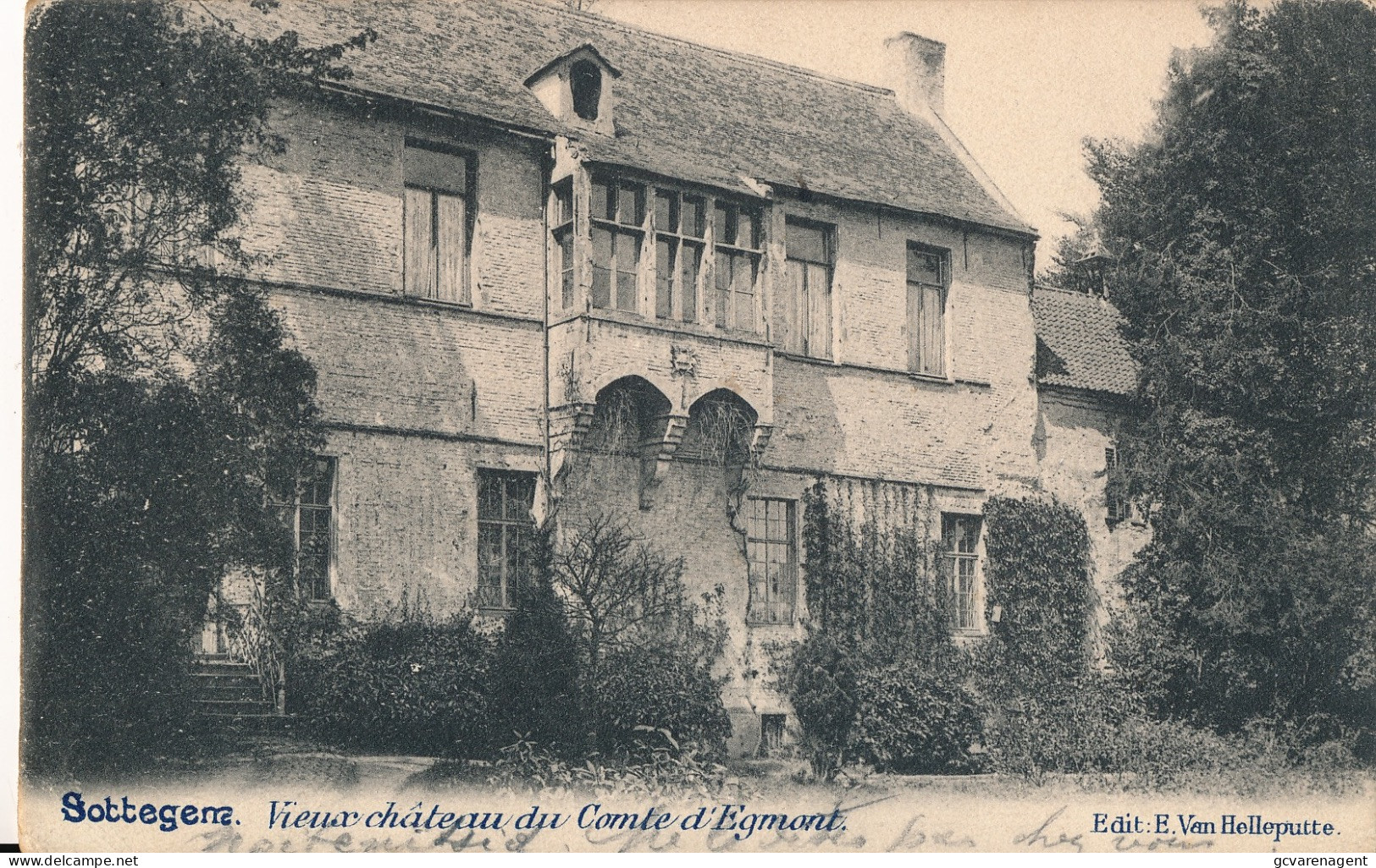 ZOTTEGEM  VIEUX CHATEAU DU COMTE D'EGMONT      2 SCANS - Zottegem