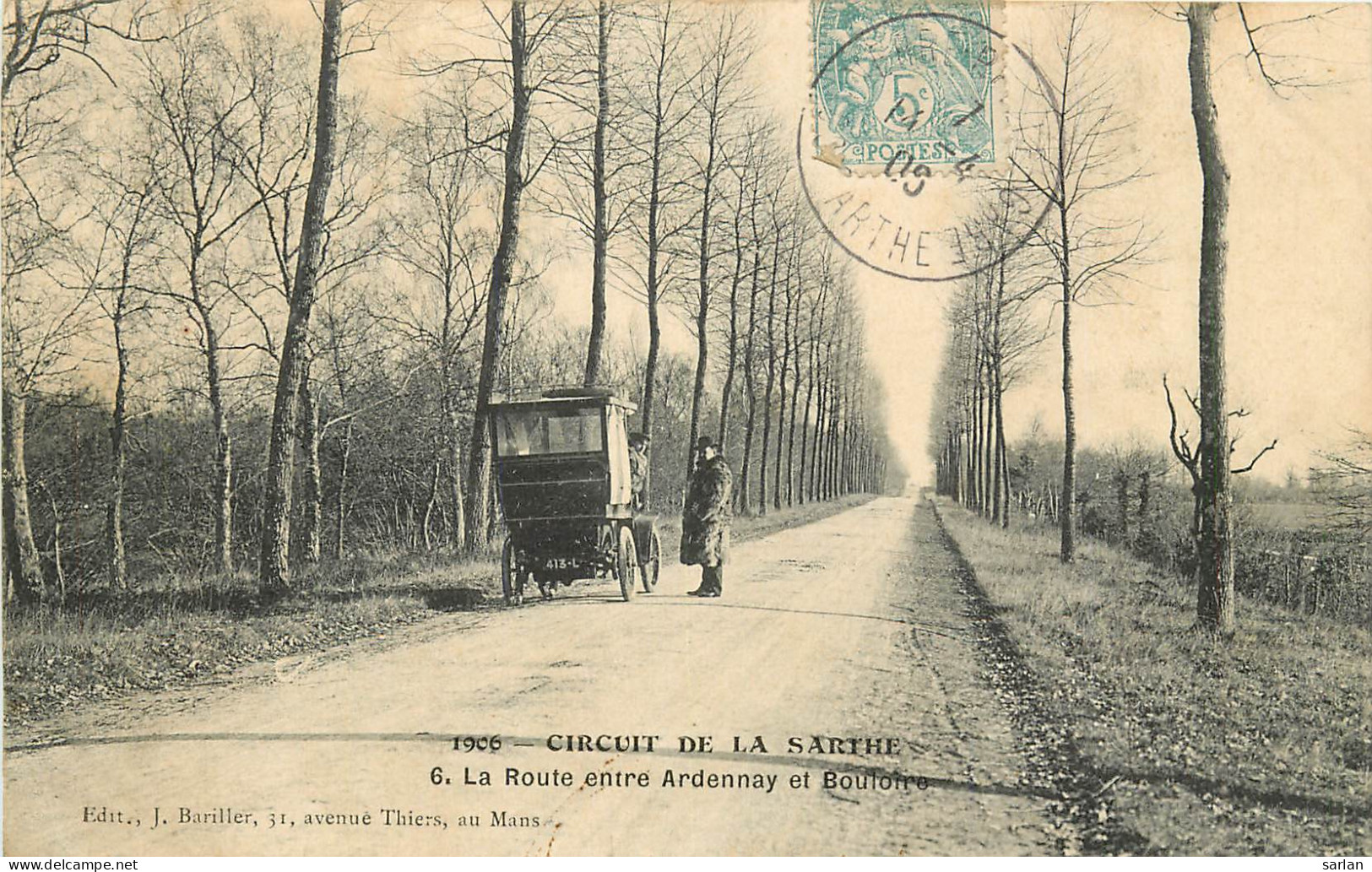 72 , Circuit De La Sarthe Entre Ardennay Et Bouloire , * 285 50 - Bouloire