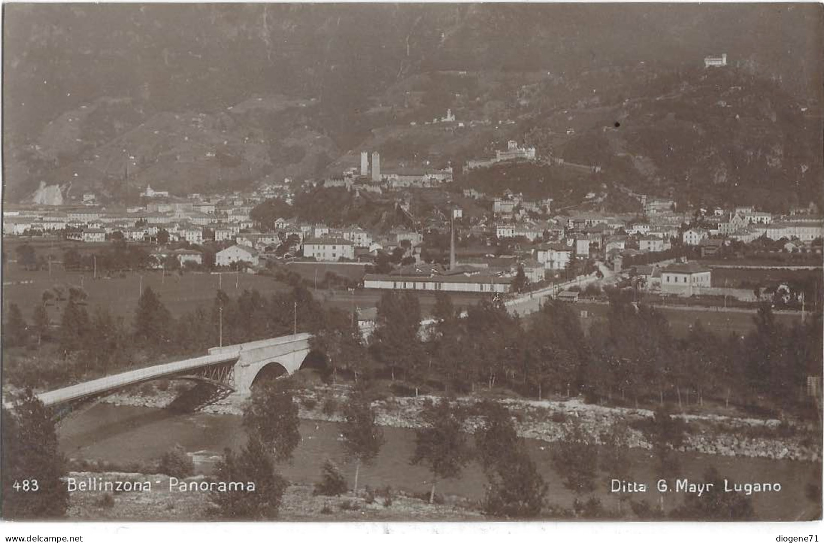 Bellinzona Panorama Ponte - Bellinzone