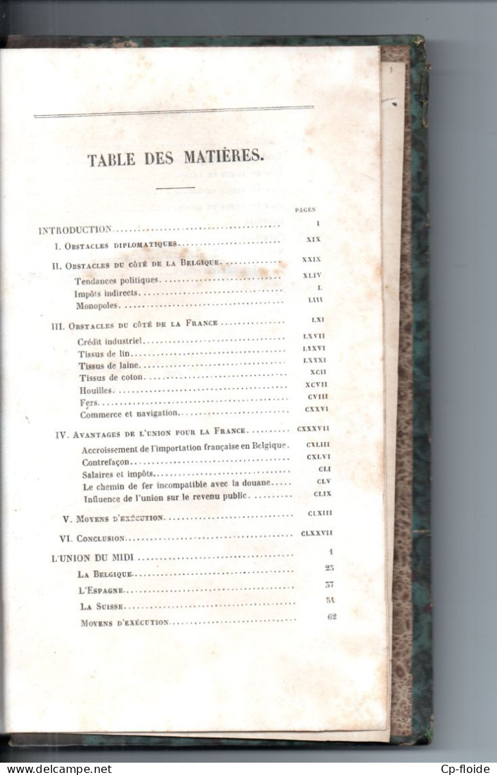 LIVRE . " ÉTUDES ADMINISTRATIVES SUR LES LANDES "  . M. LE BARON D'HAUSSEZ - Réf. N°247L - - Aquitaine