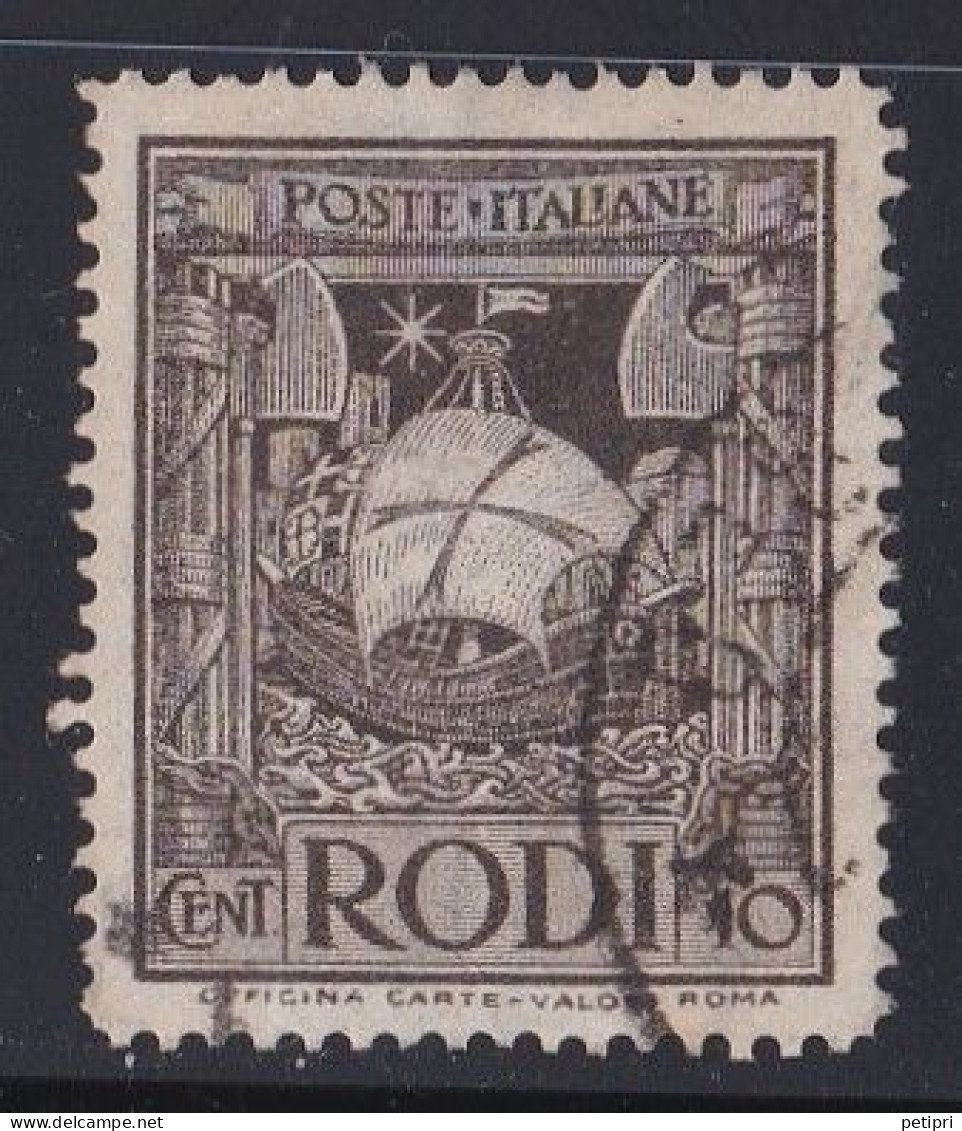 Italie - Colonies Et Possessions -  Egée  Rodi  -  Y&T N ° 50  Oblitéré - Egée (Rodi)