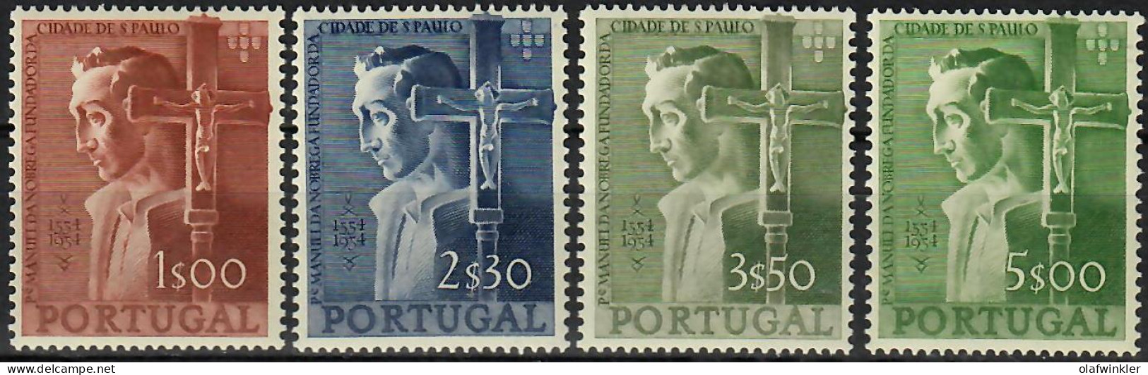 1954 Cidade De S. Paulo AF 802-5 / Sc 800-3 / YT 813-6 / Mi 831-4 Novo / MNH / Neuf / Postfrisch [zro] - Neufs