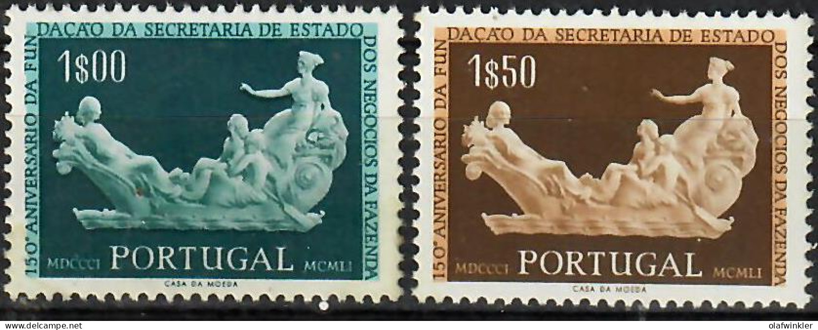 1954 Secretaria Dos Negócios Da Fazenda AF 794-5 / Sc 792-3 / YT 805-6 / Mi 823-4 Novo / MNH / Neuf / Postfrisch [zro] - Neufs