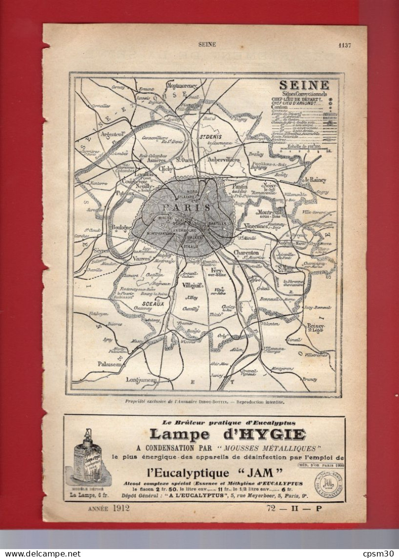 ANNUAIRE - 93 - Seine St Denis VILLETANEUSE Années 1905 +1912 +1921 +1932 +1940 +1947 +1969  édition Didot-Bottin - Villetaneuse