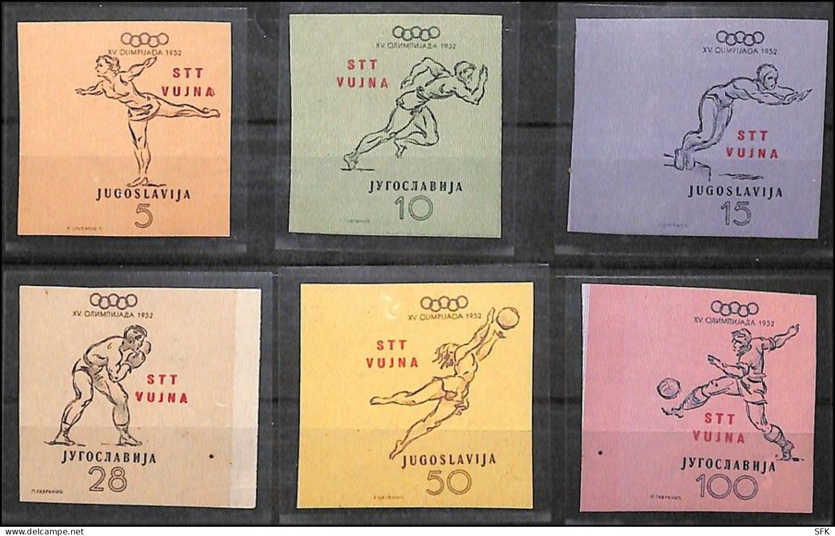 1952  IMPERFORATED SET : Helsinki Olympics Issue. - Other & Unclassified