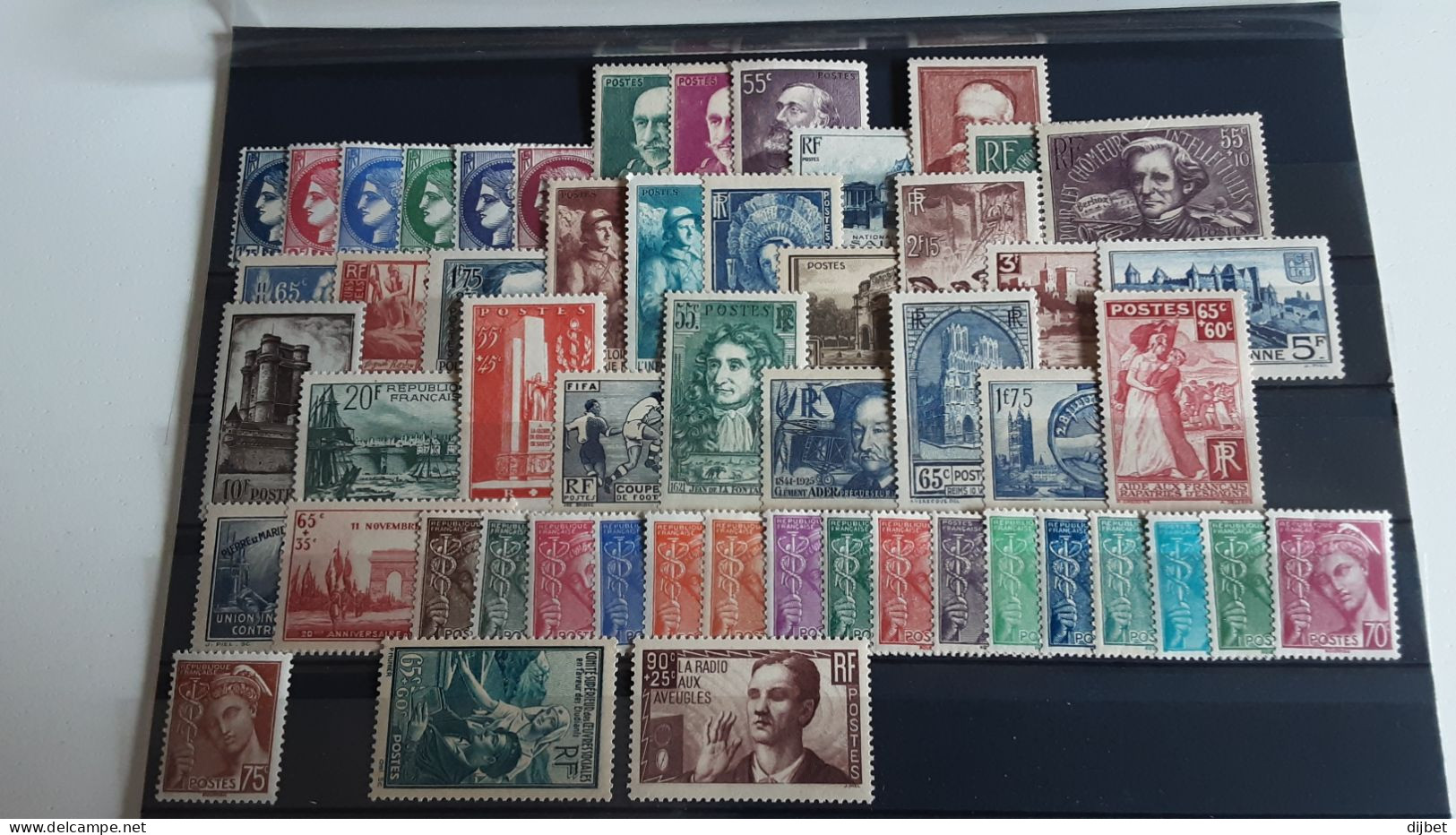 TIMBRE DE FRANCE ANNEE COMPLÈTE 1938 N°372/418 Neufs Sans Charnière - ....-1939