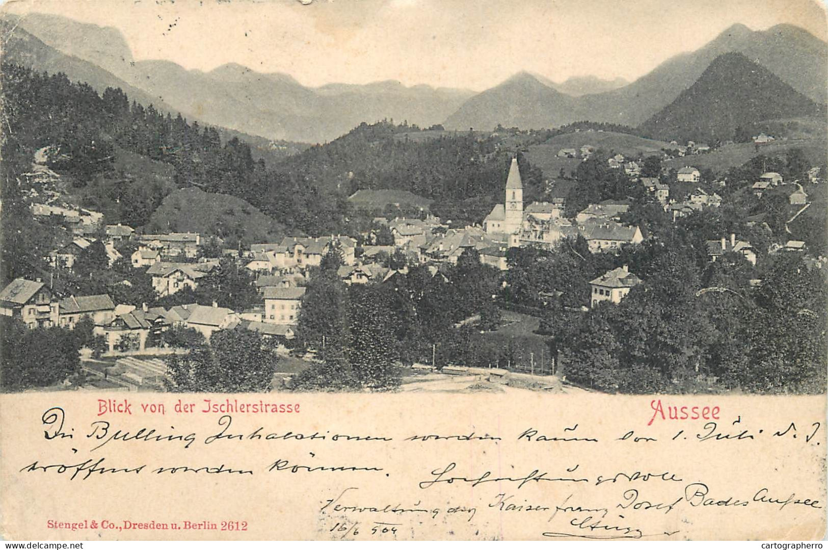 Austria Styria Aussee Blick Von DerIschlerstrasse - Ausserland