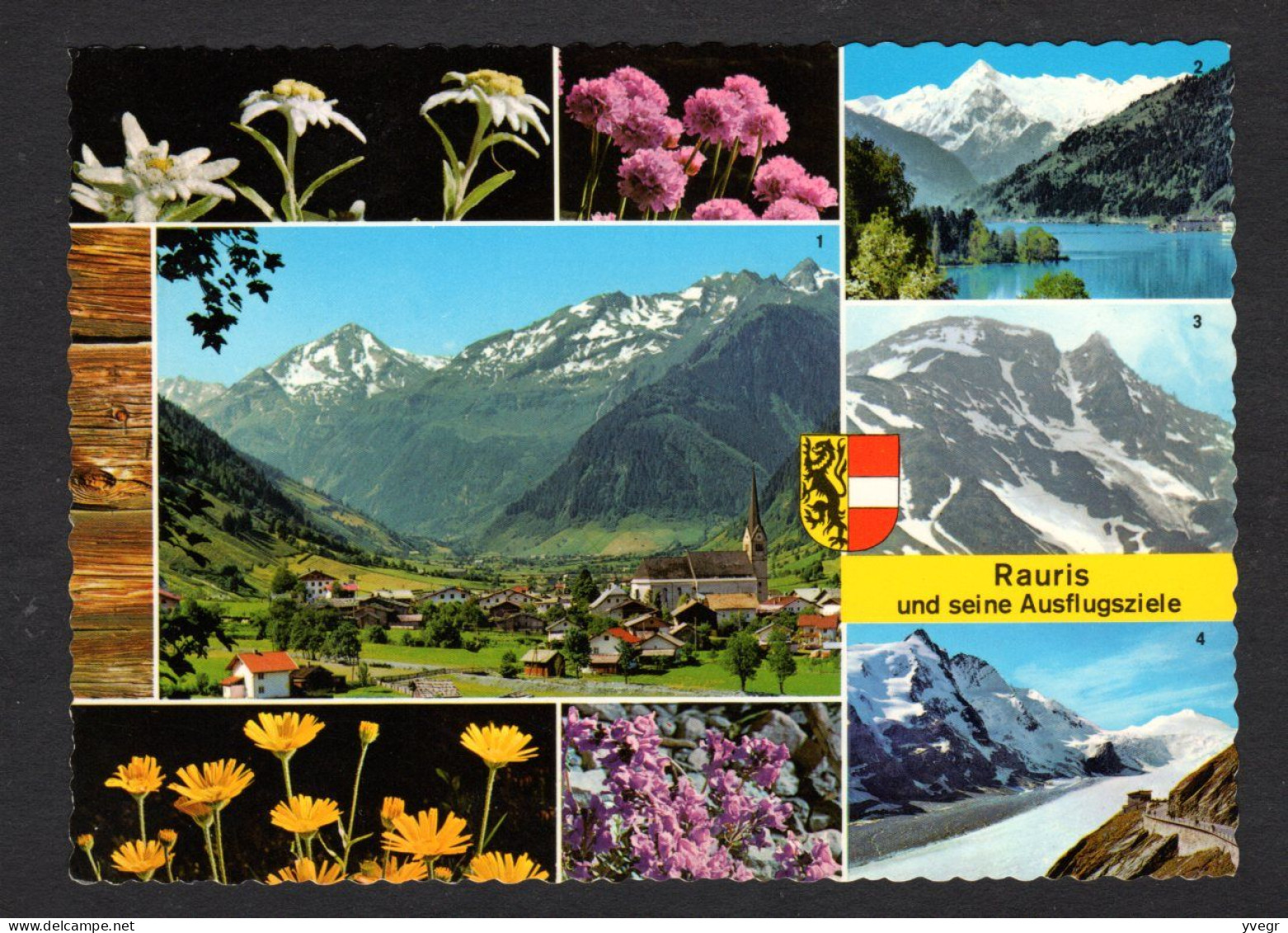 Autriche - RAURIS Im Pinzgau, Rauris Mit Dem Hohen Sonnblick, Zell Am See Gegen Das Kitzteinhorn, Der Hohe Sonnblick - Rauris