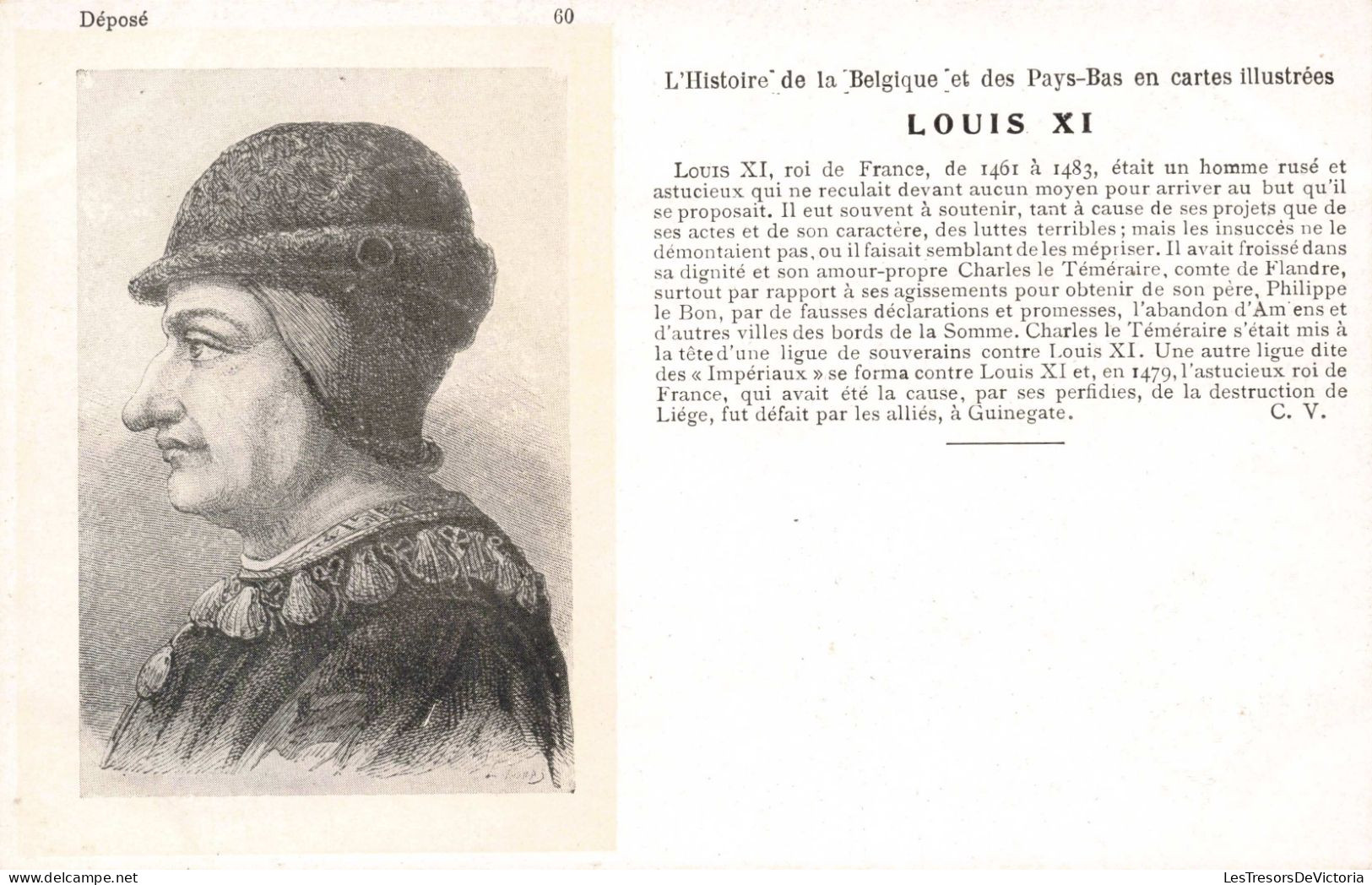 CELEBRITES - Personnages Historiques - Louis XI - Carte Postale Ancienne - Historical Famous People