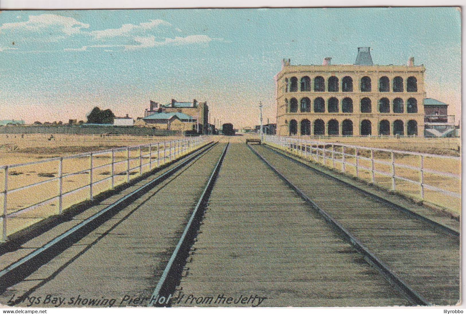 AUSTRALIA - Largs Bay Showing Pier Hotel From The Jetty - Good Railway View Etc - Autres & Non Classés