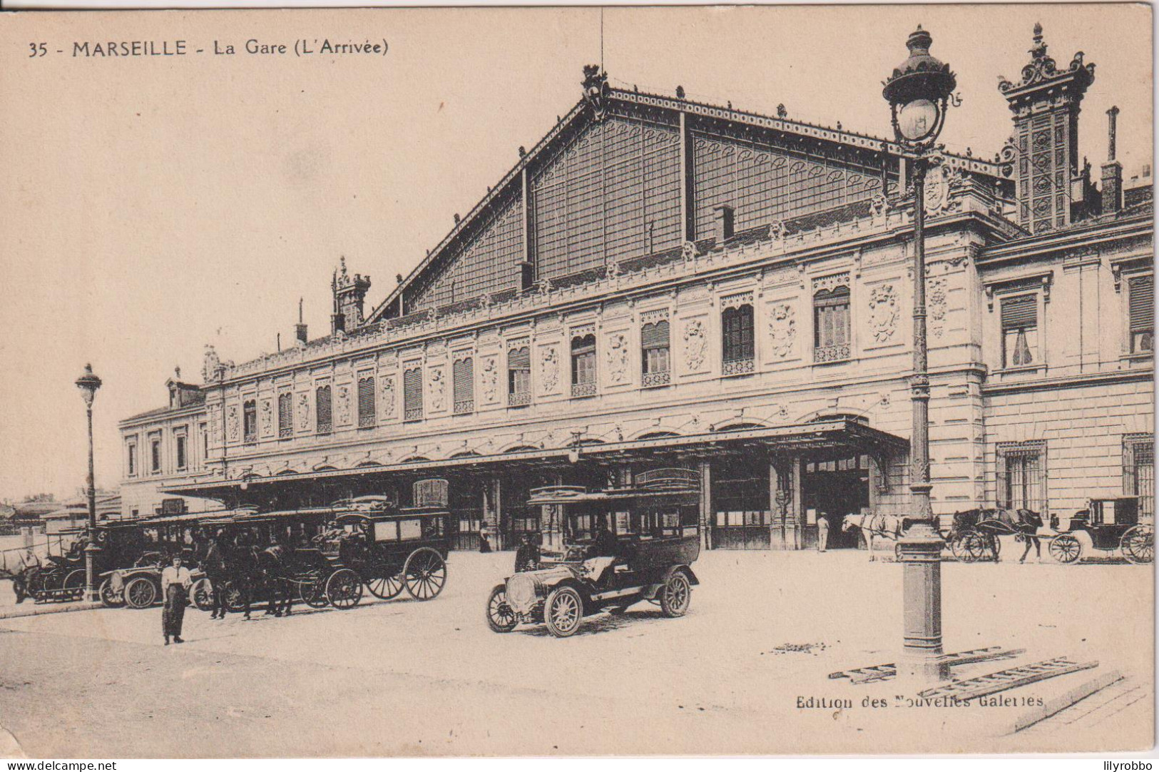 FRANCE - MARSEILLE Le Gare (L'Arrivee) - Estación, Belle De Mai, Plombières
