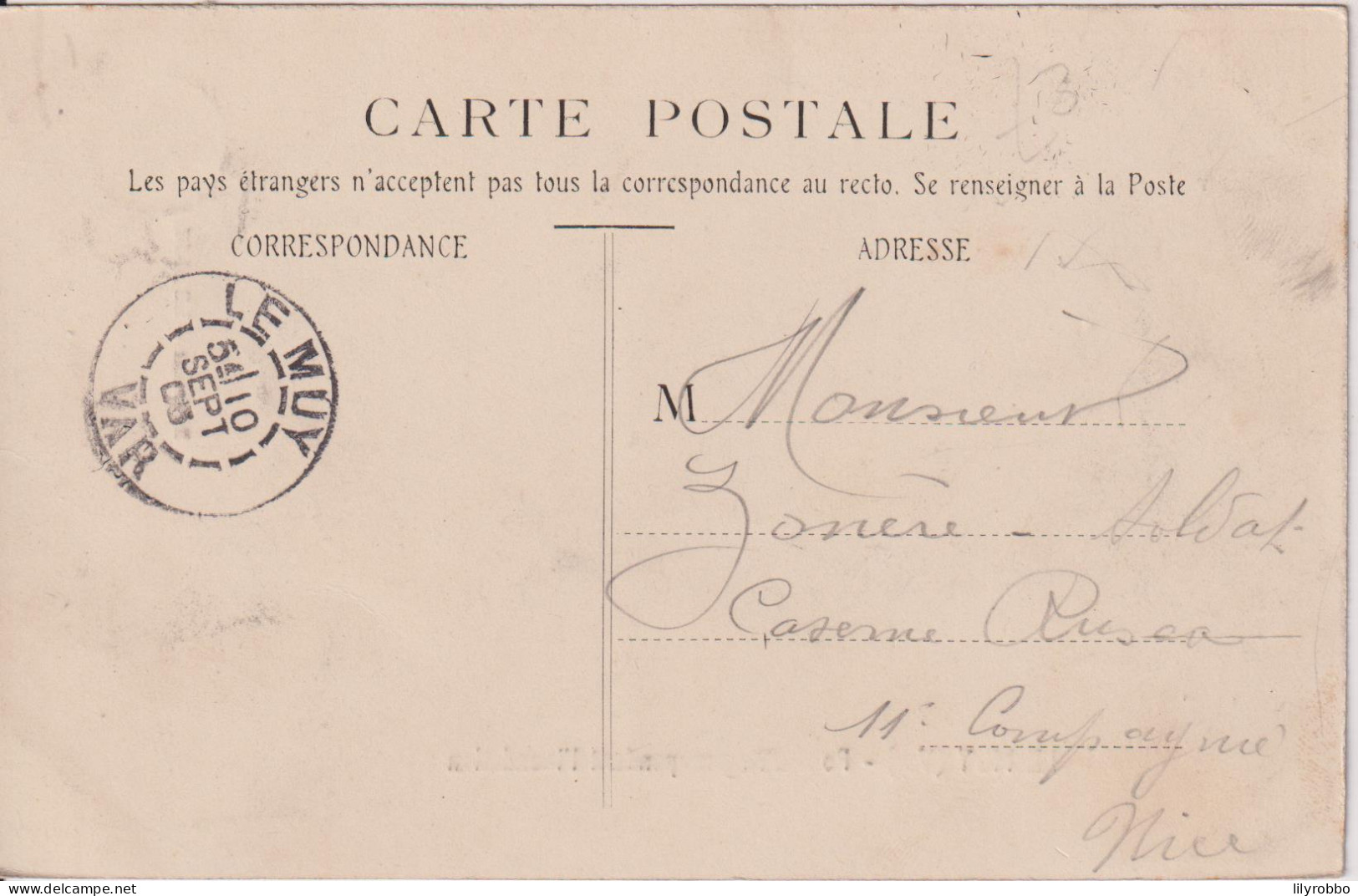 FRANCE - Le Muy _ Pont D'Argens Pendant L'inondatipn - Vignette 1903 0 Good Le Muy Postmark - Le Muy