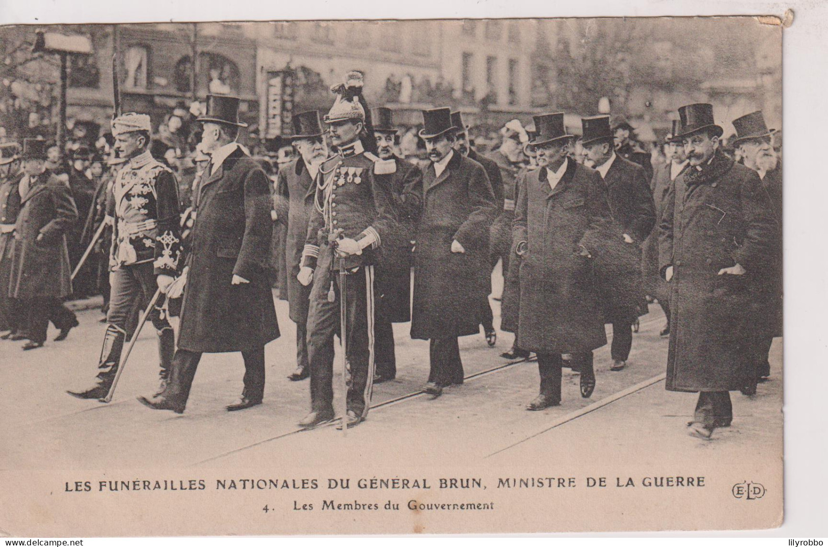 FRANCE - Les Funerailles Nationales Du GENERAL BRUN - Ministre De La Gurre 1911 - Funeral