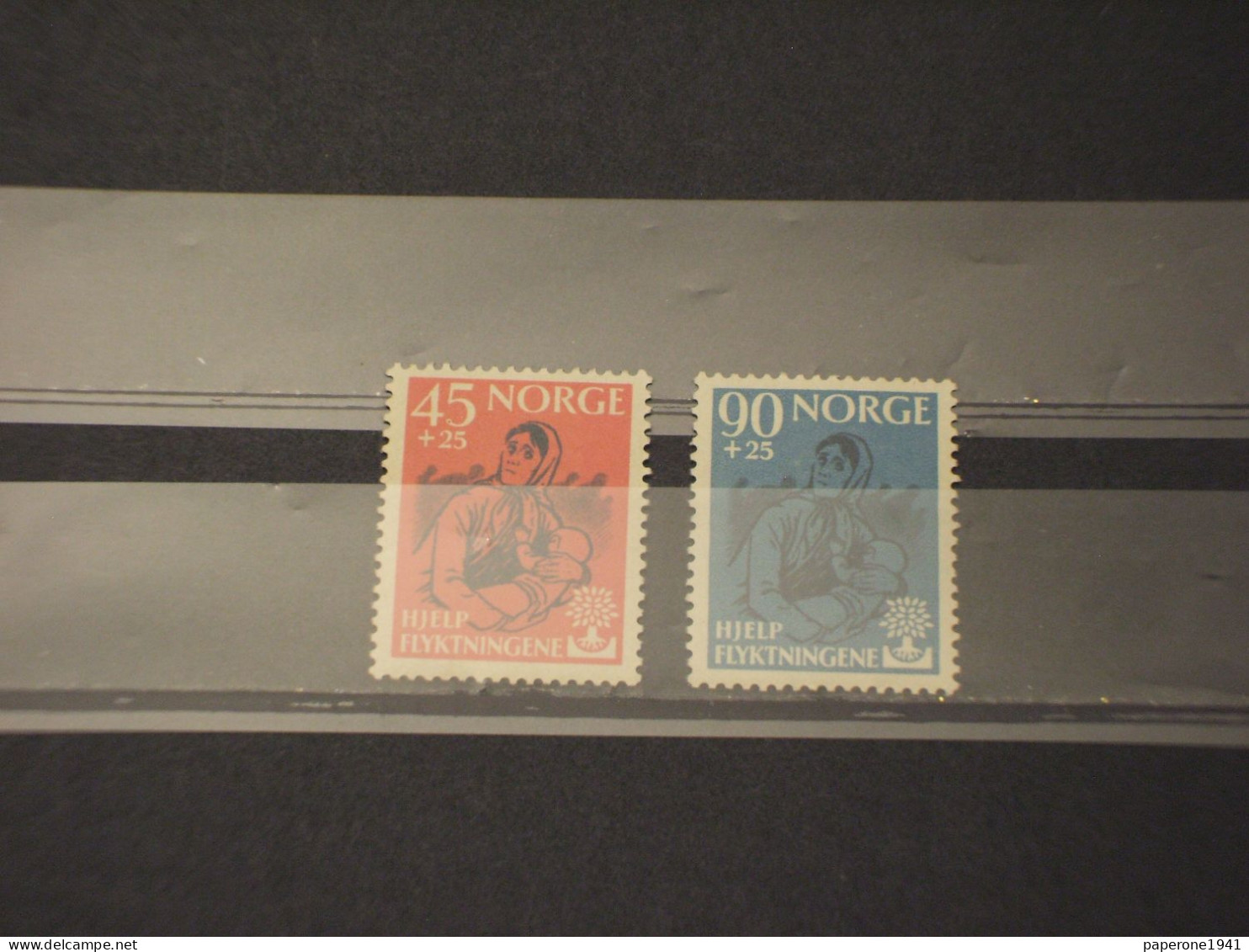 NORVEGIA - 1960 RIFUGIATI/PIANTA 2 VALORI - NUOVI(++) - Unused Stamps