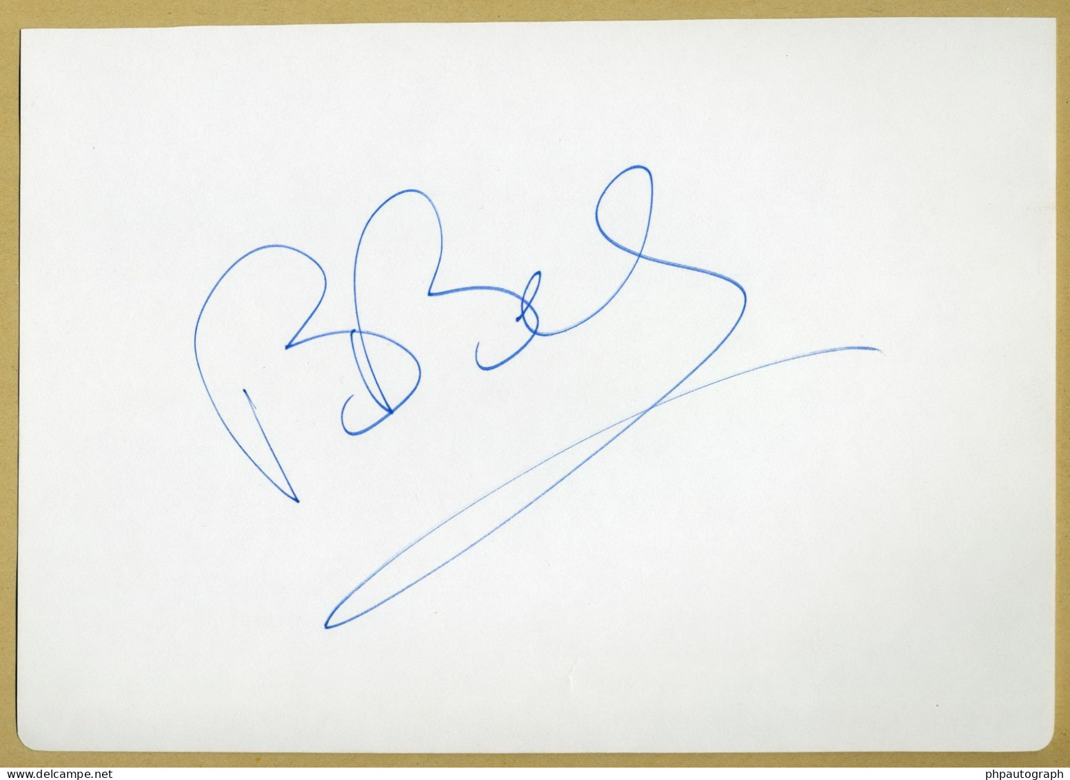 Boris Becker - German Tennis Player - Early Signed Album Page - Paris 1986 - COA - Deportivo