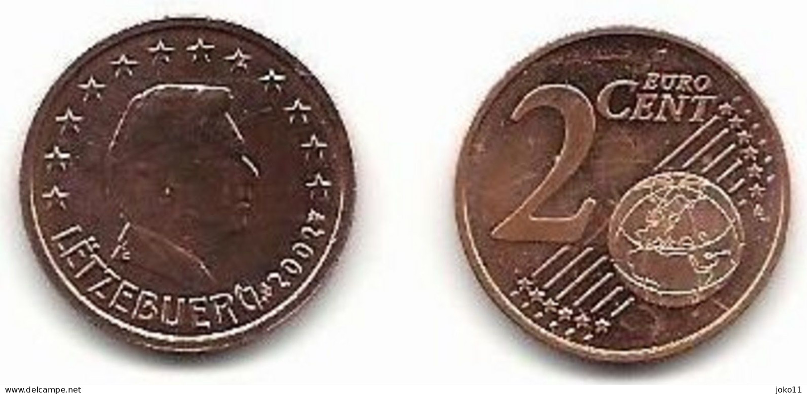Luxemburg, 2002, 2 Cent, Vz, Gut Erhaltene Umlaufmünze - Luxemburg