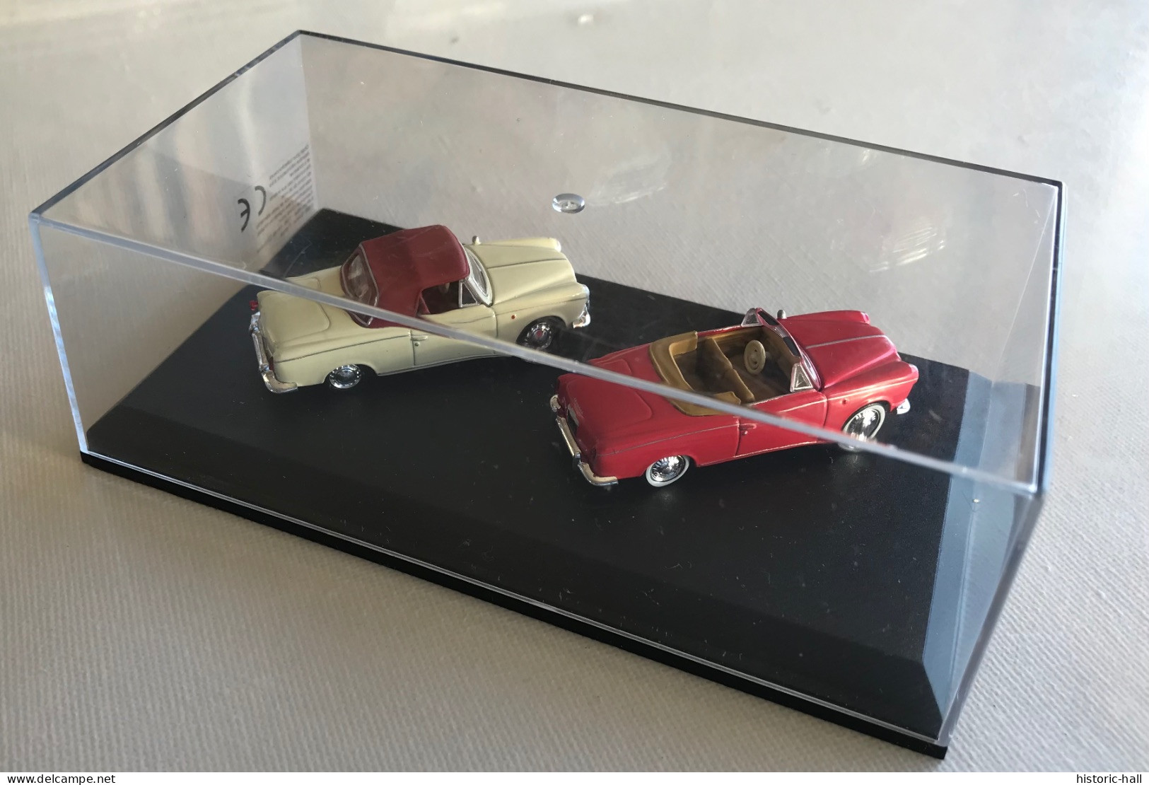 UNIVERSAL HOBBIES - Duo PEUGEOT 403 Cabriolet 1957 - Scale 1:87