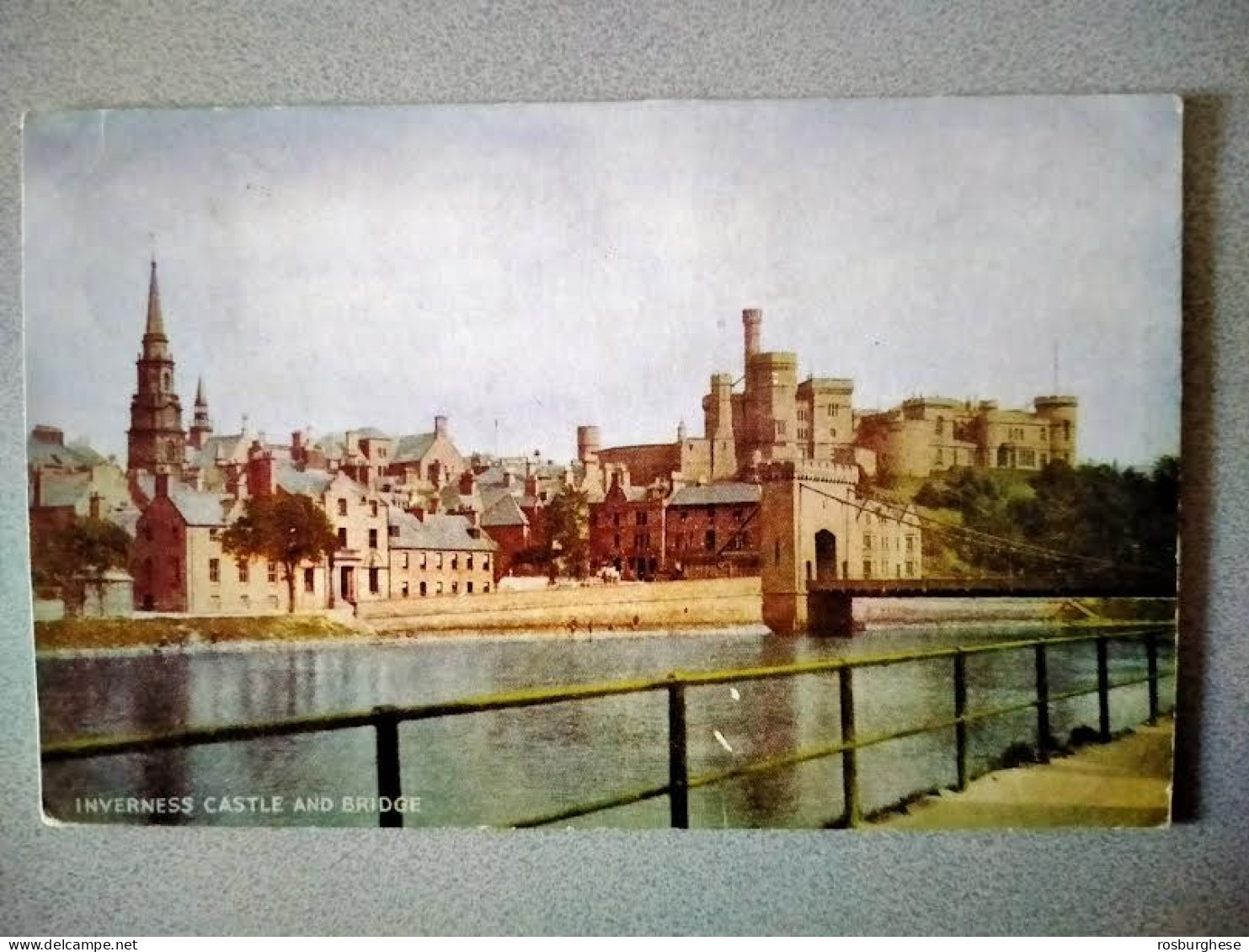 Cartolina Inverness Castle And Bridge FGPVG 1950 - Inverness-shire