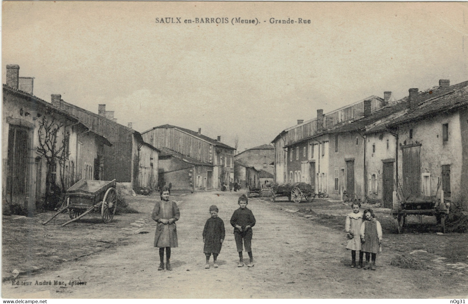 55 - SAULX-en-BARROIS (Meuse) - Grande-Rue - C - Montiers Sur Saulx