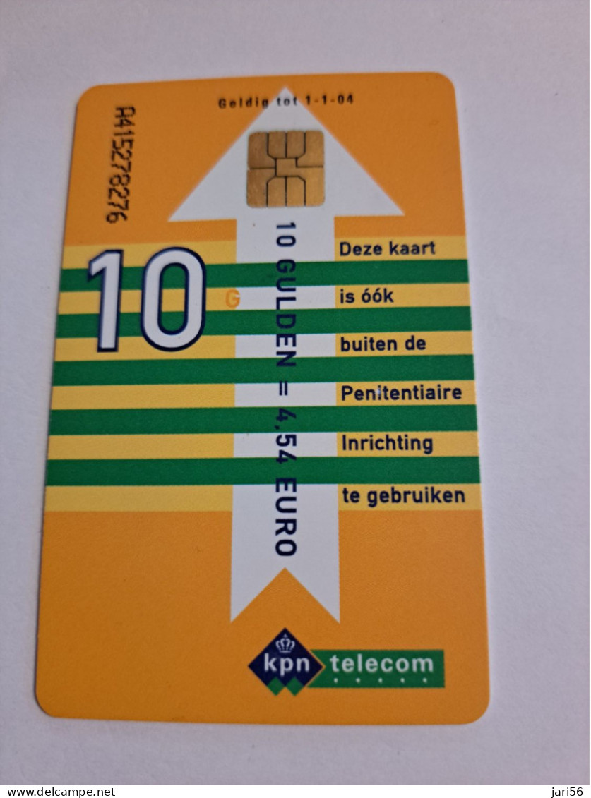 NETHERLANDS   € 5,-  ,-  / USED  / DATE  01-01/04  JUSTITIE/PRISON CARD  CHIP CARD/ USED   ** 16018** - GSM-Kaarten, Bijvulling & Vooraf Betaalde