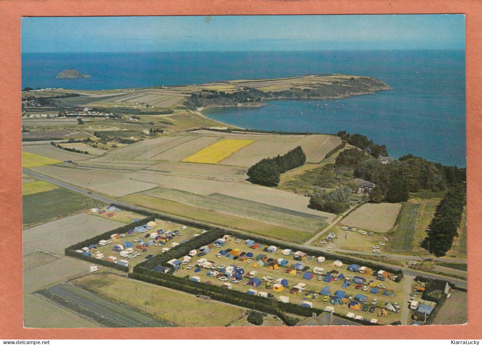 SAINT COULOMB - ILLE ET VILAINE - VUE AERIENNE DU CAMPING DE LA TOUESSE - NEUVE - Saint-Coulomb