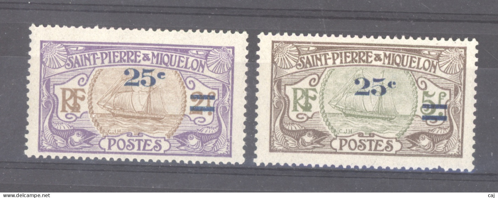 SPM  :  Yv  119-20  * - Unused Stamps