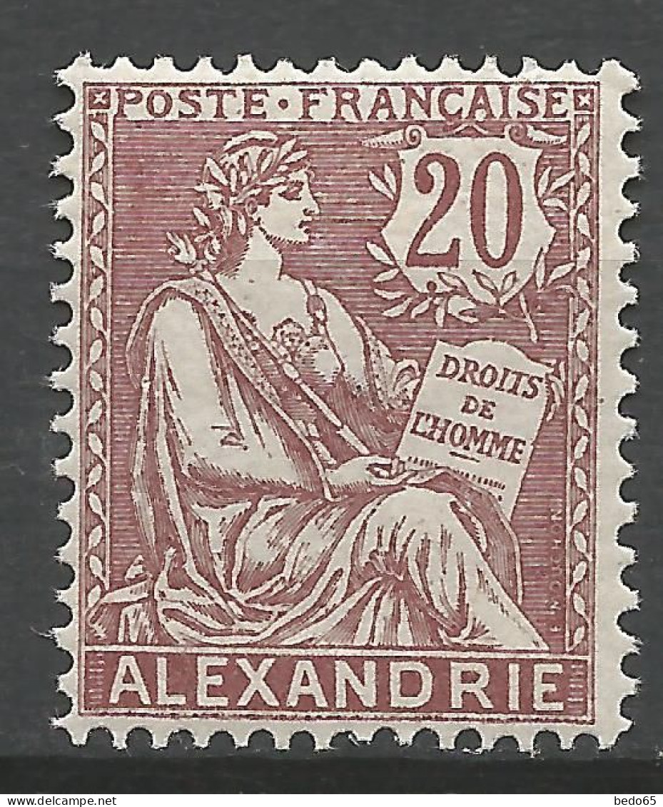 ALEXANDRIE N° 26 NEUF*  TRACE DE CHARNIERE /  Hinge / MH - Nuovi