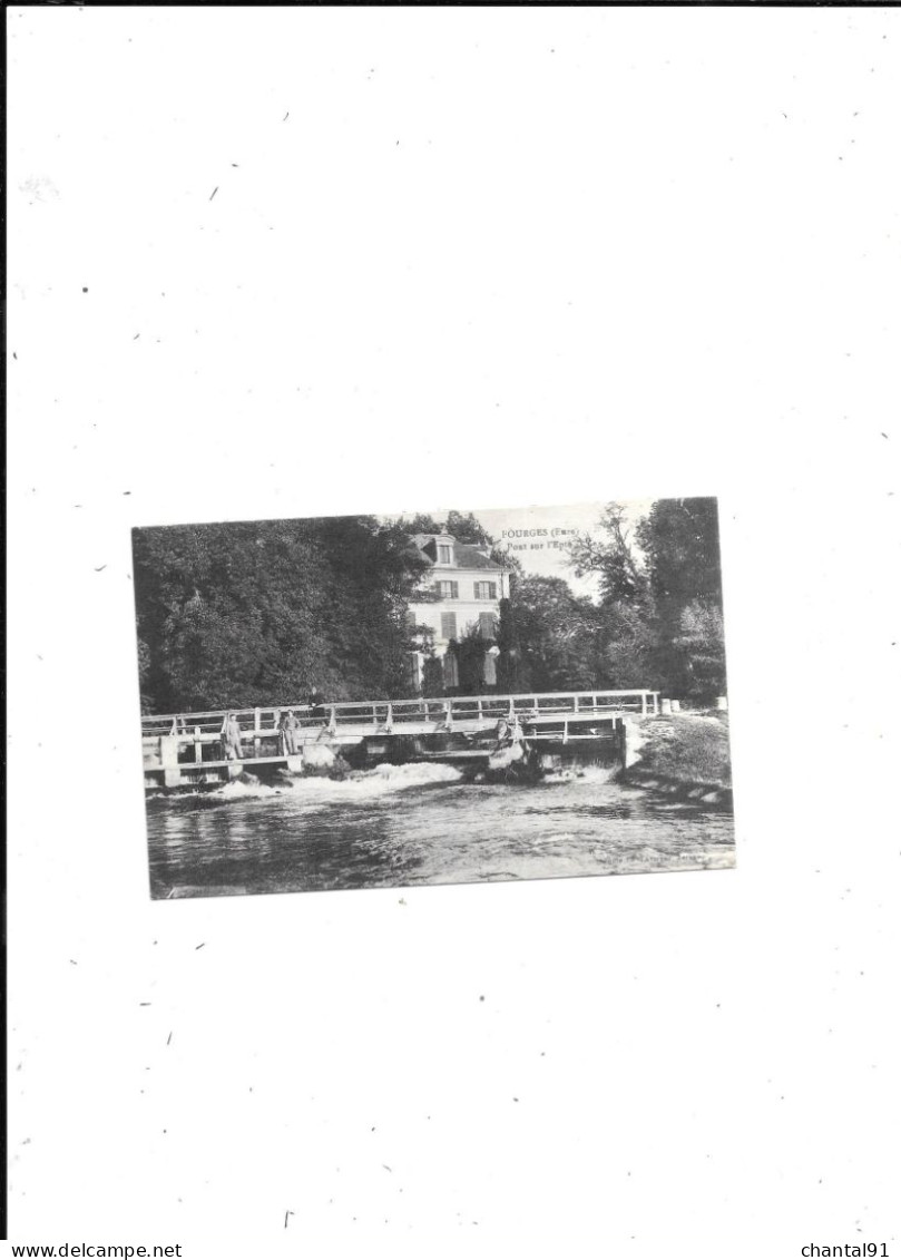 CARTE POSTALE 27 FOURGES PONT SUR L'EPTE - Fourges