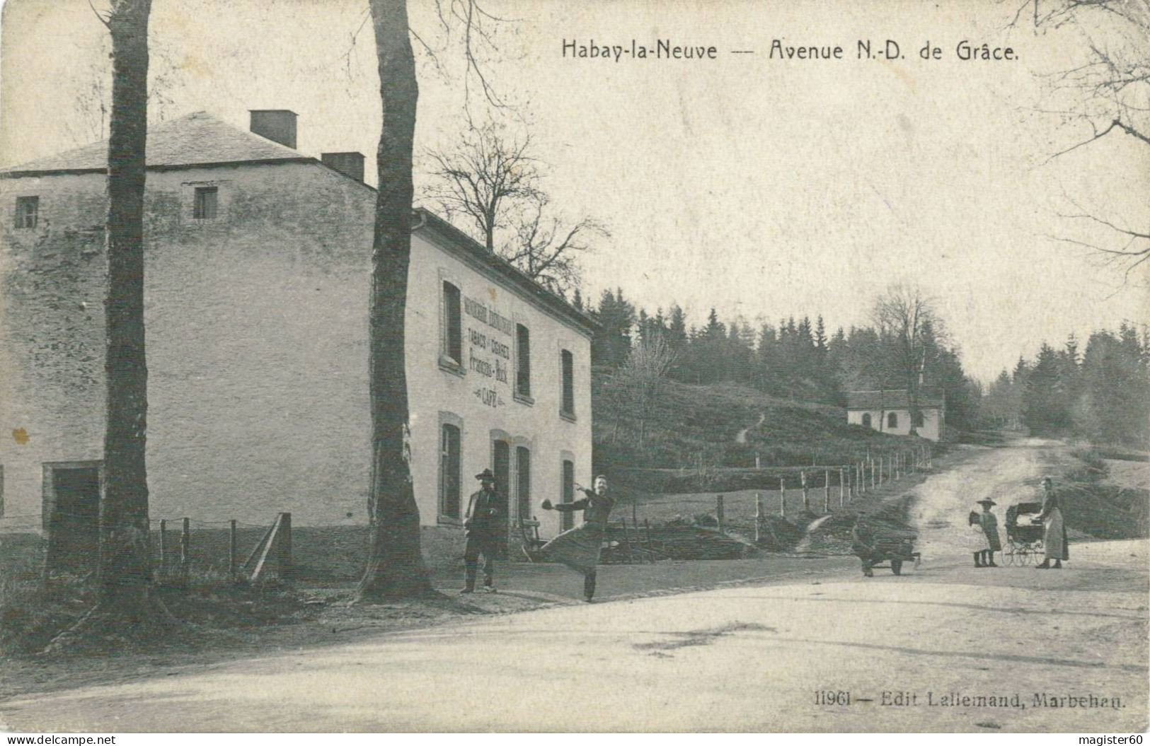 HABAY-LA-NEUVE 27/01/1915 : Animation Jeu De Quilles Cachet Landsturm GERA N°4 - Habay