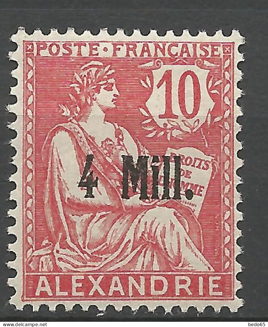 ALEXANDRIE N° 37 NEUF* TRACE DE CHARNIERE /  Hinge / MH - Nuevos