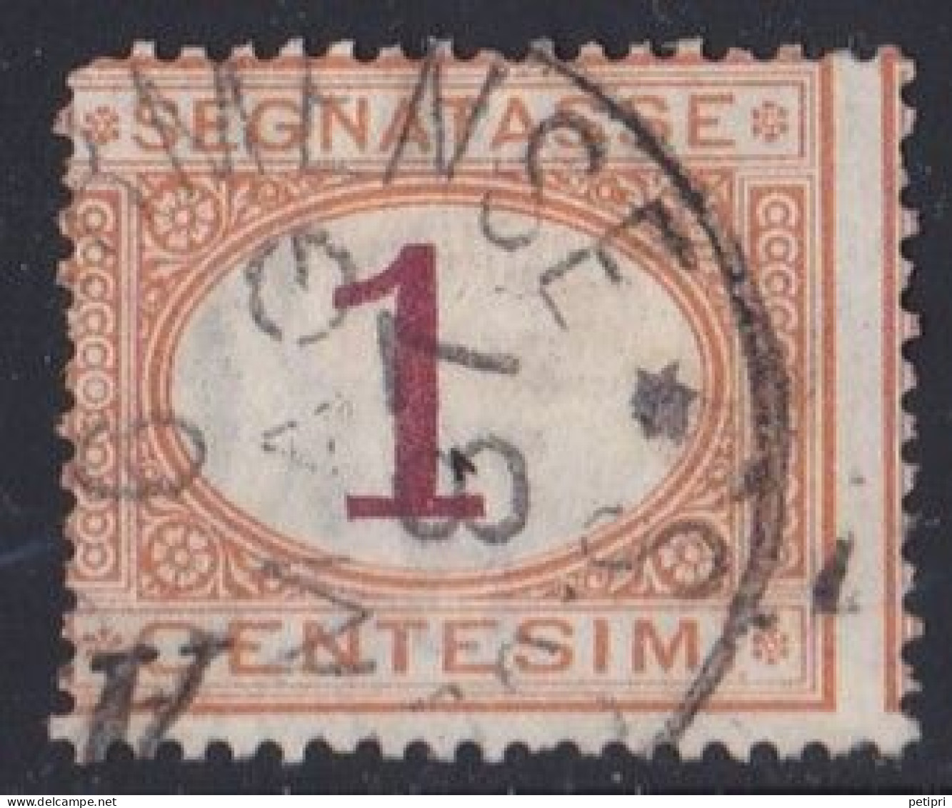 Italie - 1861 - 1878  Victor Emmanuel II  -  Segnatasse  1  Centesimi  Oblitéré - Portomarken
