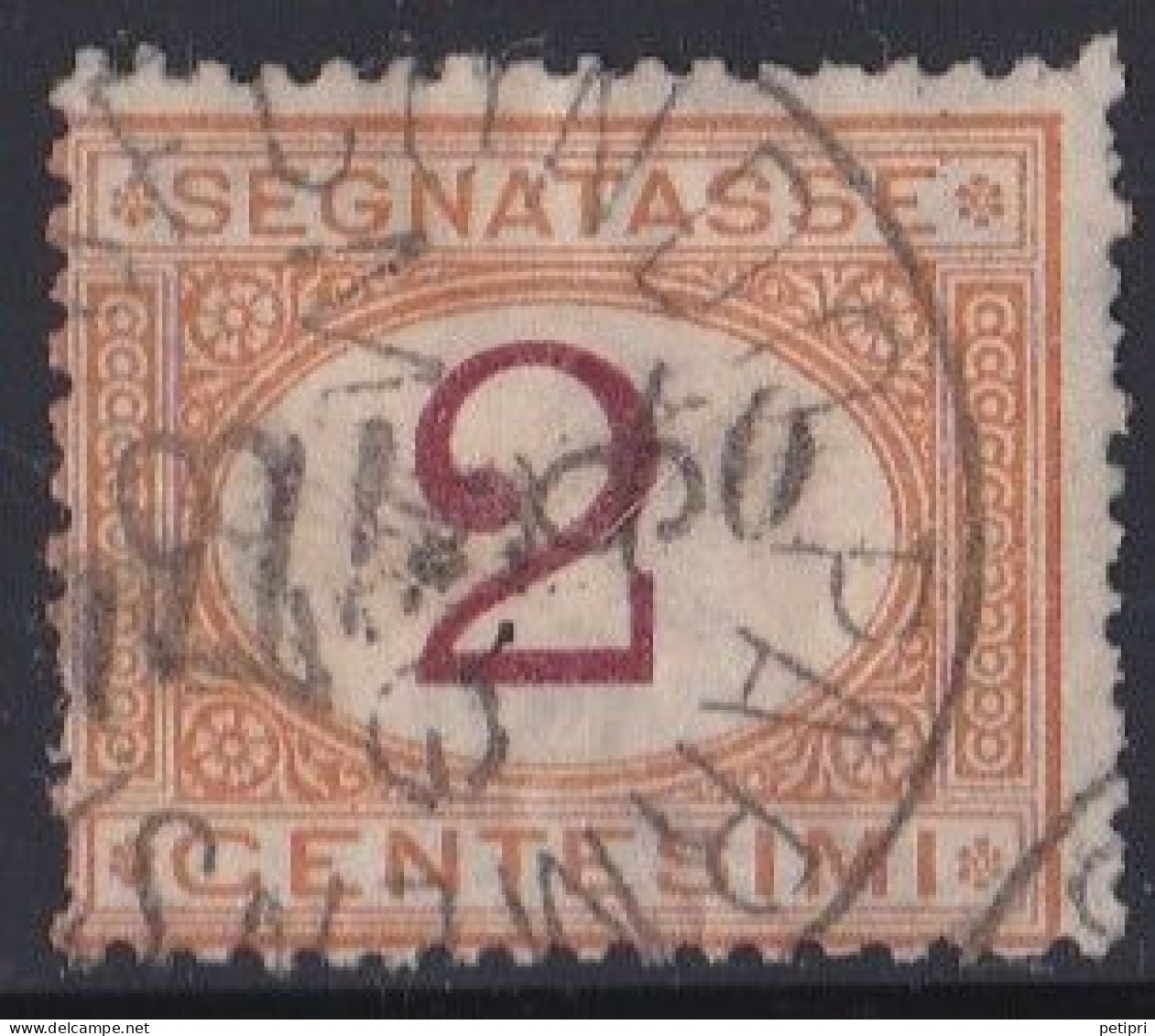 Italie - 1861 - 1878  Victor Emmanuel II  -  Segnatasse  2  Centesimi  Oblitéré - Strafport