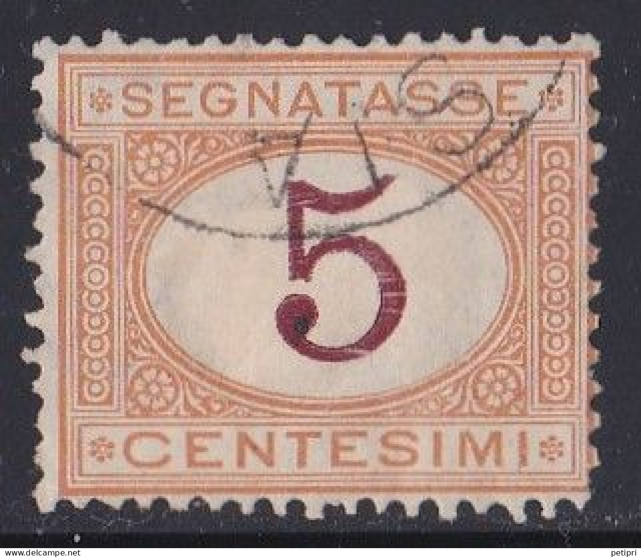 Italie - 1861 - 1878  Victor Emmanuel II  -  Segnatasse  5  Centesimi  Oblitéré - Strafport