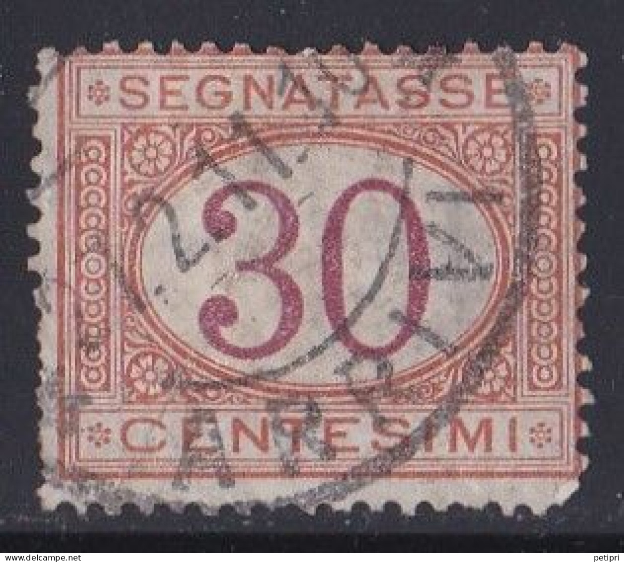 Italie - 1861 - 1878  Victor Emmanuel II  -  Segnatasse  30  Centesimi  Oblitéré - Postage Due