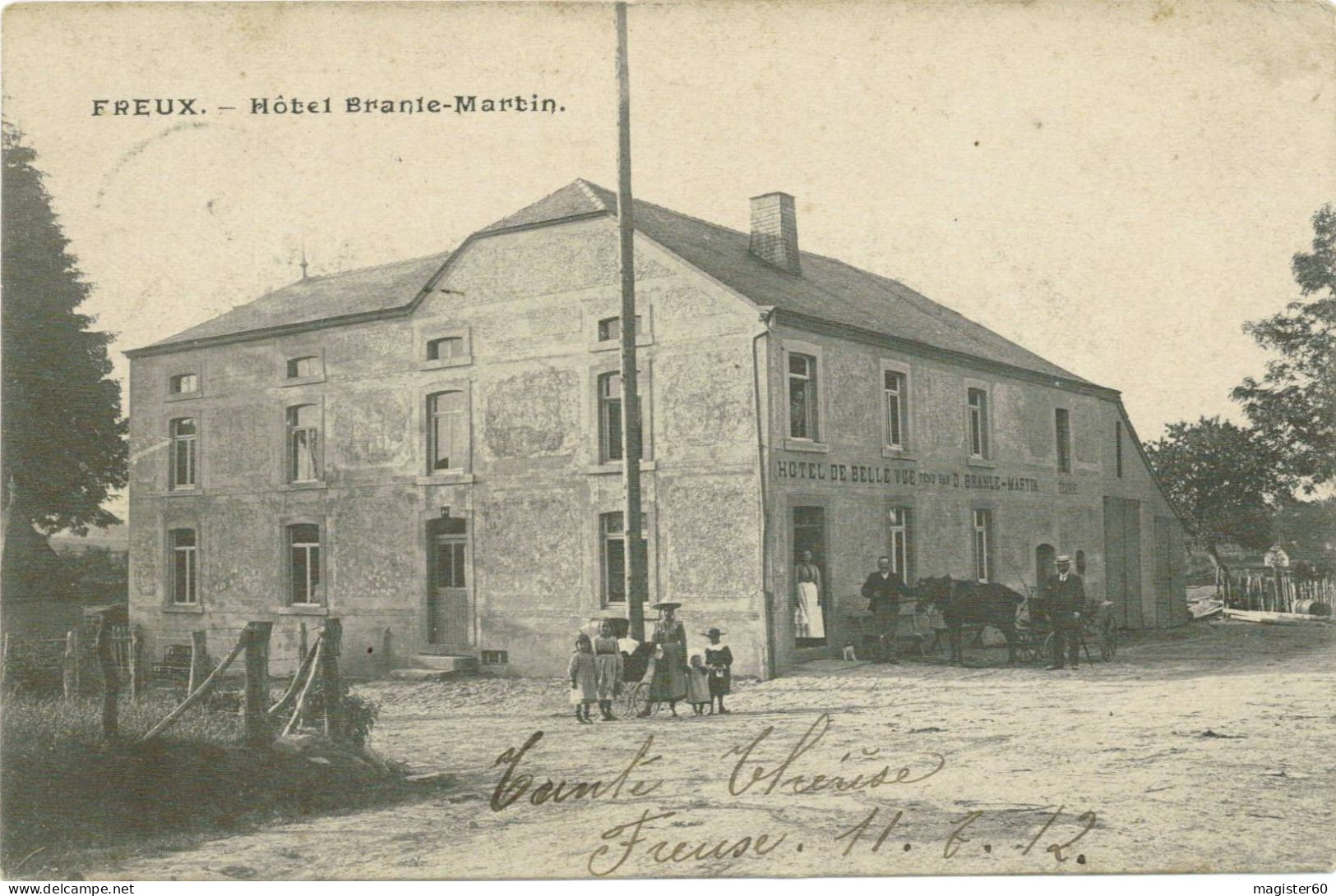 FREUX 1912 Hôtel Brante Martin - Libramont-Chevigny