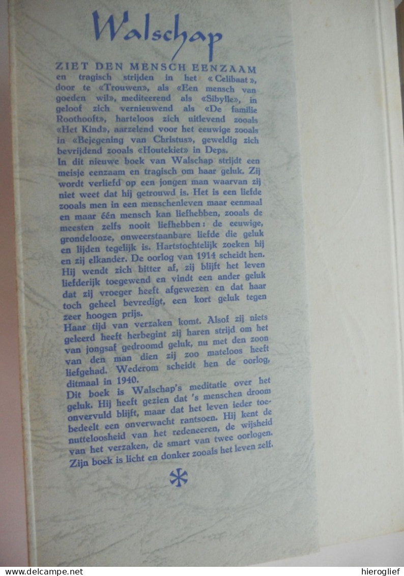 DENISE Door Gerard Baron Walschap 1942 ° Londerzeel + Antwerpen Vlaams Schrijver /  éditions De La Toison D'or - Literature