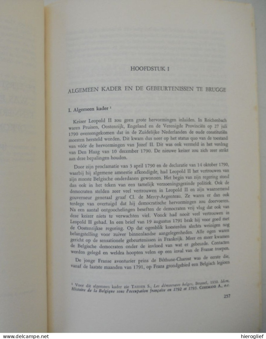 JACOBIJNEN EN TRADITIONALISTEN - reacties vd Bruggelingen in Revolutietijd 1780 1794 Dr. Y. Vanden Berghe 2 delen brugge