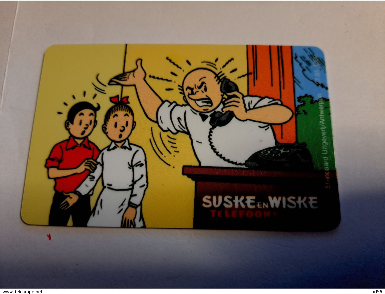 NETHERLANDS / PREPAID CARD / 1 UNITS  / SUSKE & WISKE/ BOB & BOBETTE / DIFFICULT CARD  /  CARD/ USED    ** 16036** - Private