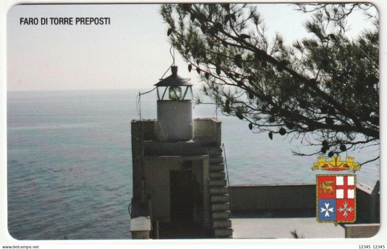 Italië, Telephonecard Lighthouse - Vuurtorens