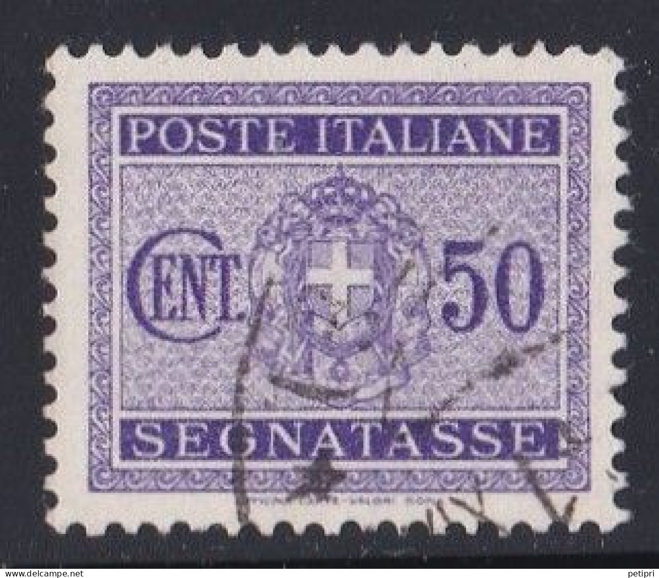 Italie - 1947  République  - Taxe  Y&T  N ° 47   Oblitéré - Taxe