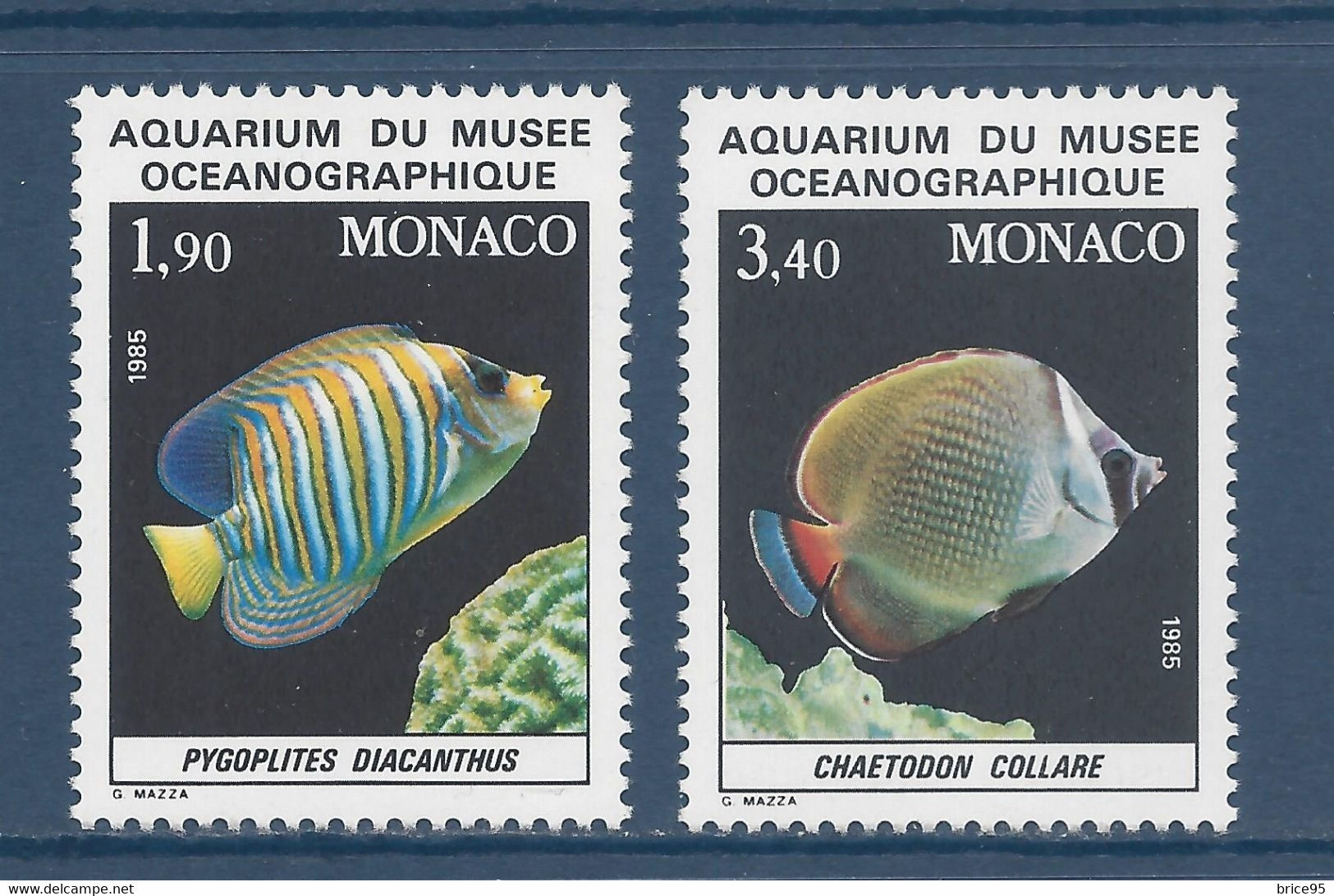 Monaco - YT N° 1541 Et 1542 ** - Neuf Sans Charnière - 1986 - Used Stamps