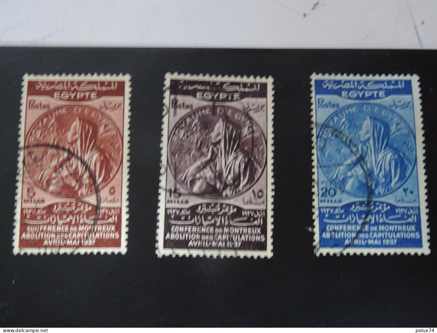 EGYPTE 1937 Série - Oblitérés