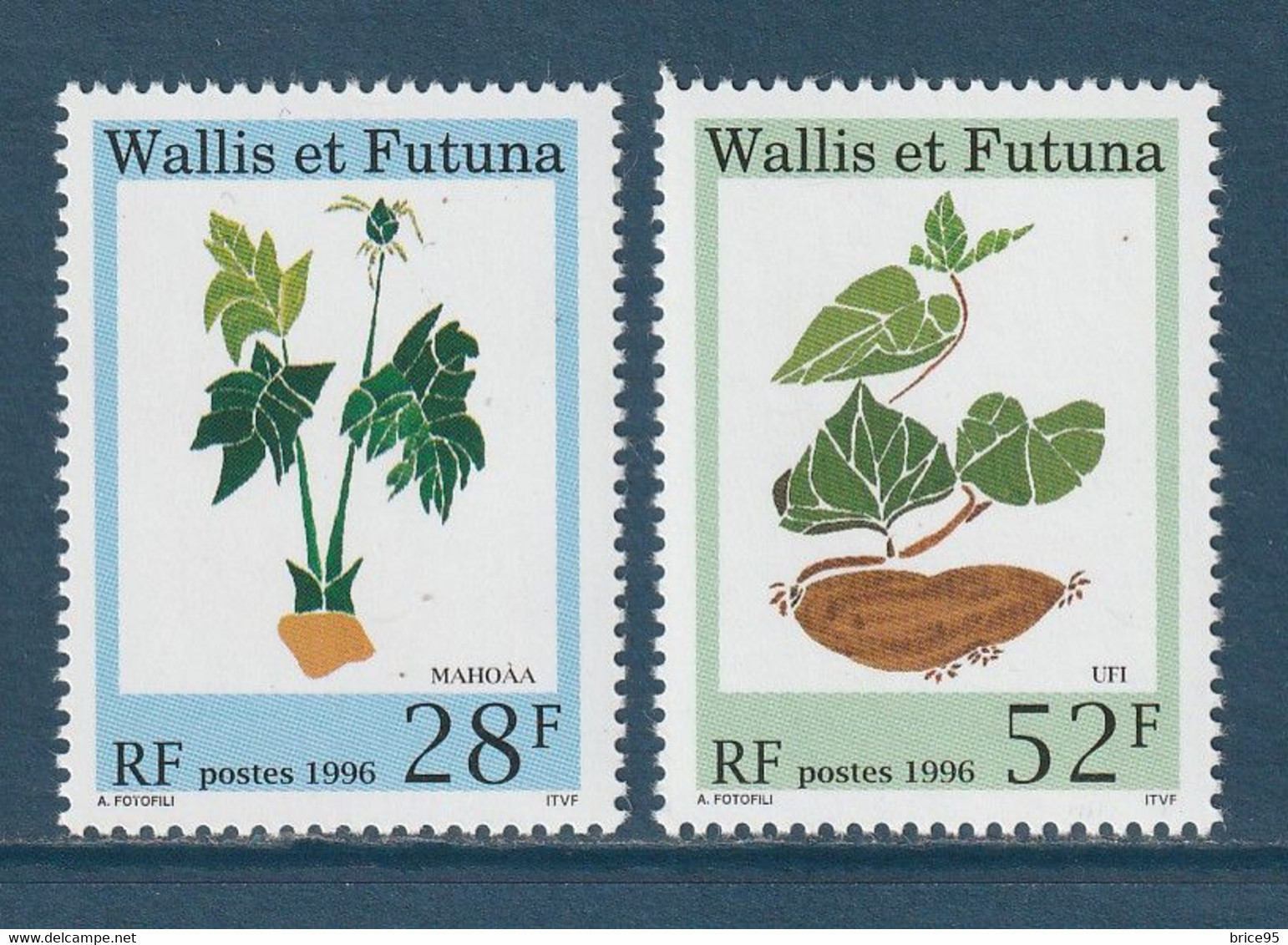 Wallis Et Futuna - YT N° 487 Et 488 ** - Neuf Sans Charnière - 1996 - Neufs