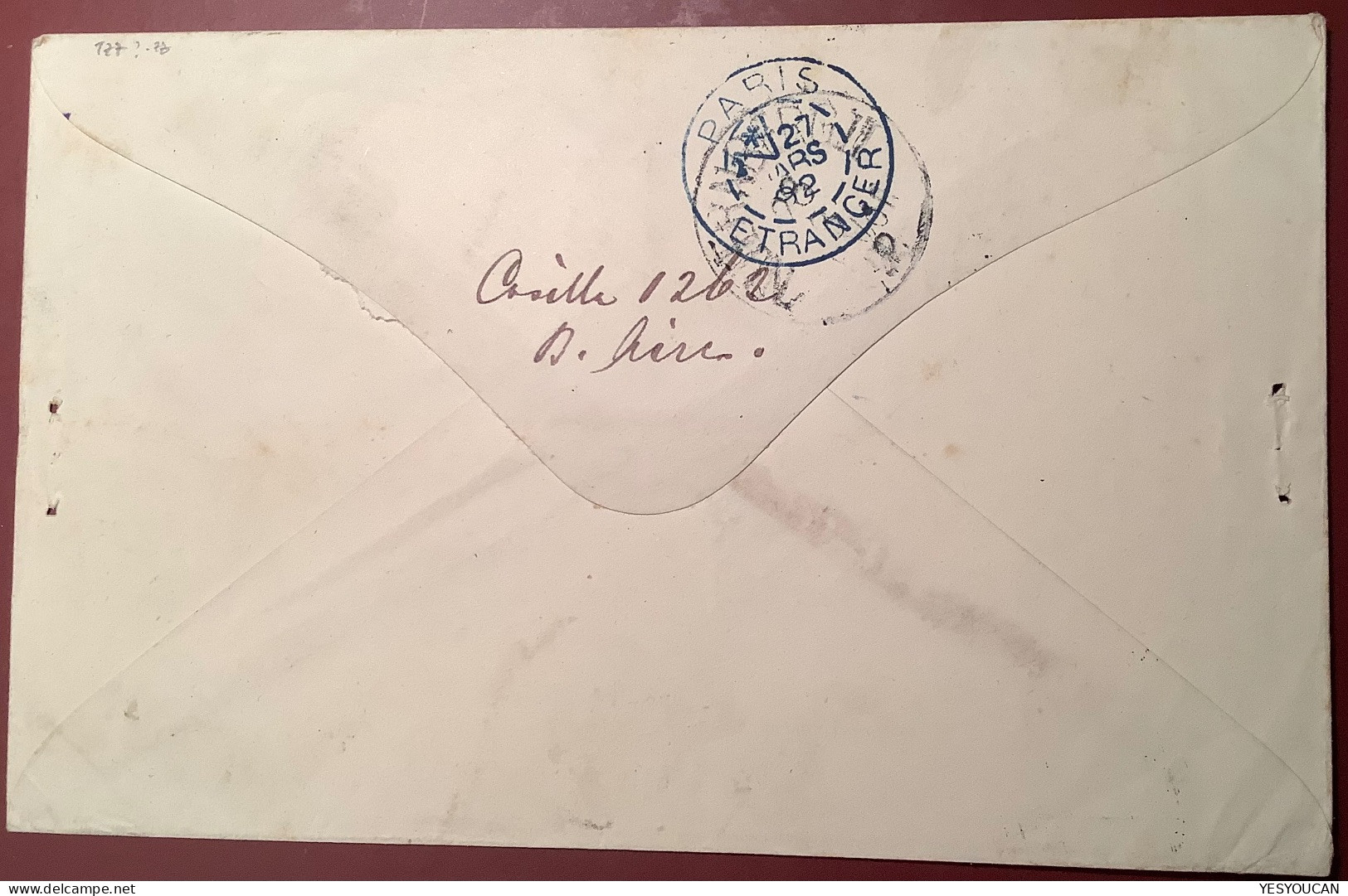 Argentina 1892 Postal Stationery Enveloppe 10c Brown + 2c Violet>Nürnberg,Bayern Via LIGNE J PAQ.FR (cover - Lettres & Documents