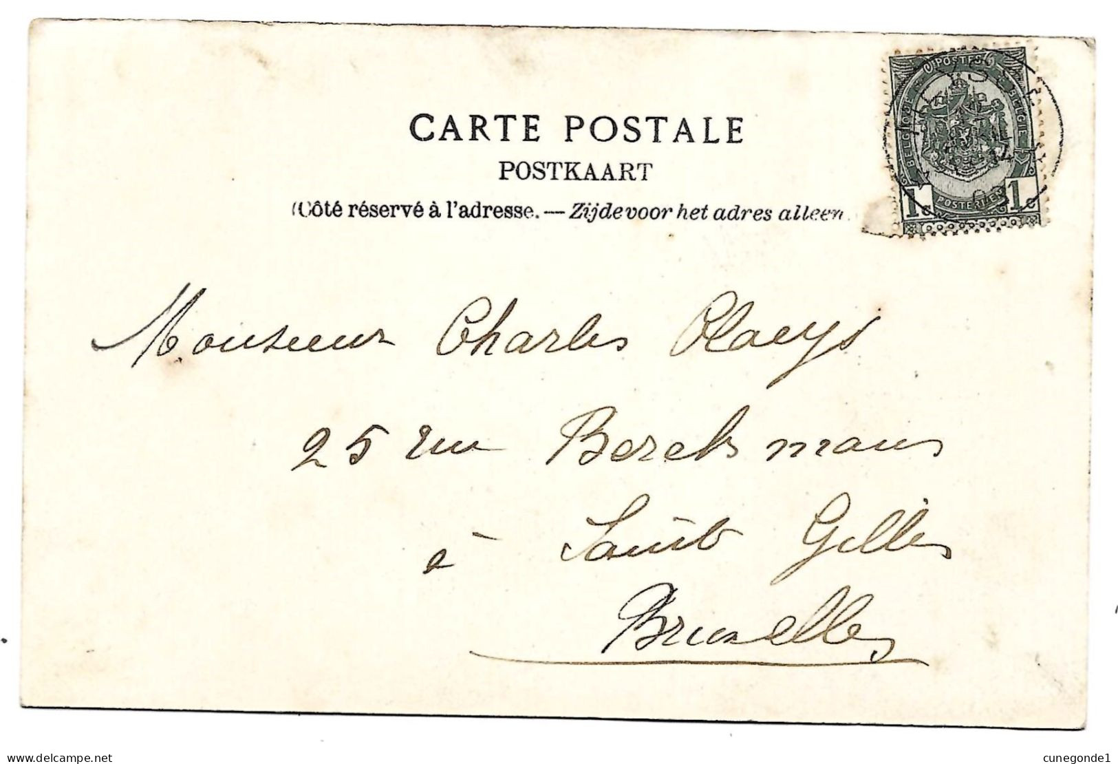 CPA P.K. MEYSSE / MEISE : Café " A La Réunion Des Cyclistes "  " A La Cantine " - Circulée 1903 - F. Salu, Jette - 2 Sca - Meise