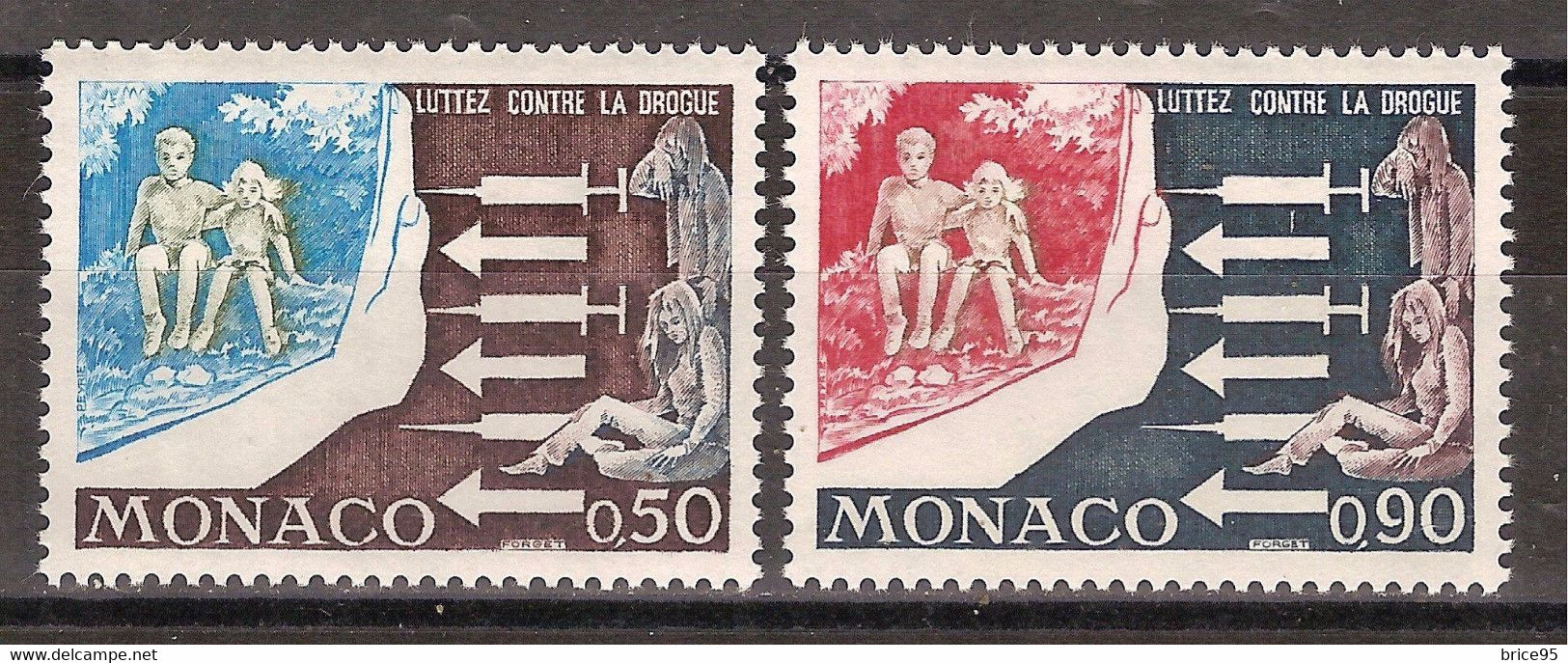 Monaco - Yt N° 951 à 952  ** - Neuf Sans Charnière - 1973 - Neufs