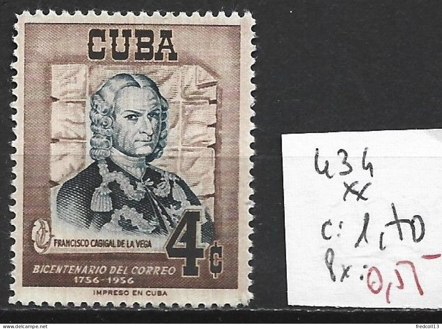 CUBA 434 ** Côte 1.70 € - Unused Stamps