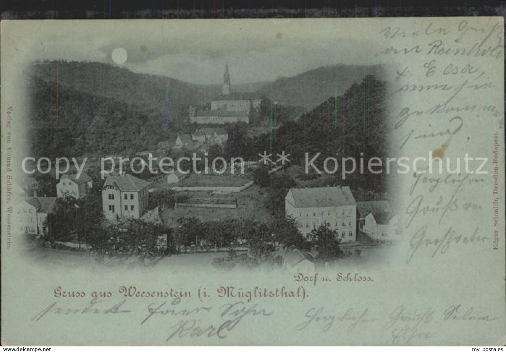 42345521 Weesenstein Schloss Und Dorf Weesenstein - Maxen