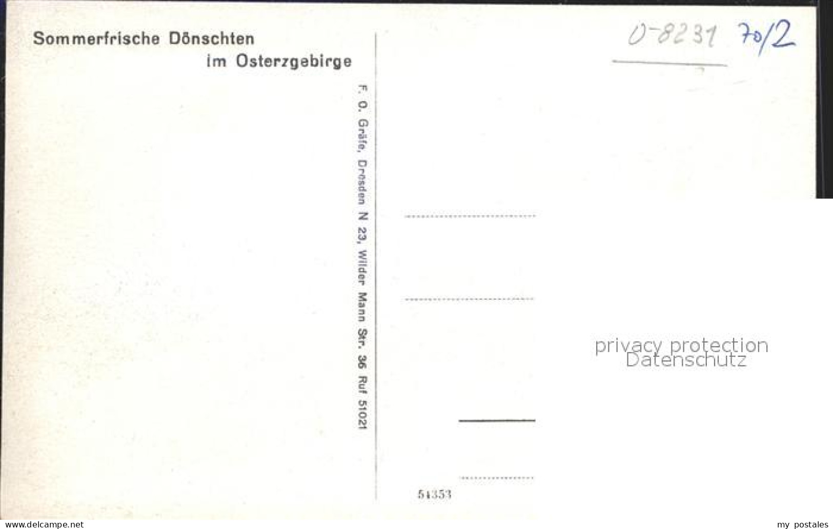 42345029 Doenschten Dorfansicht Doenschten - Schmiedeberg (Erzgeb.)