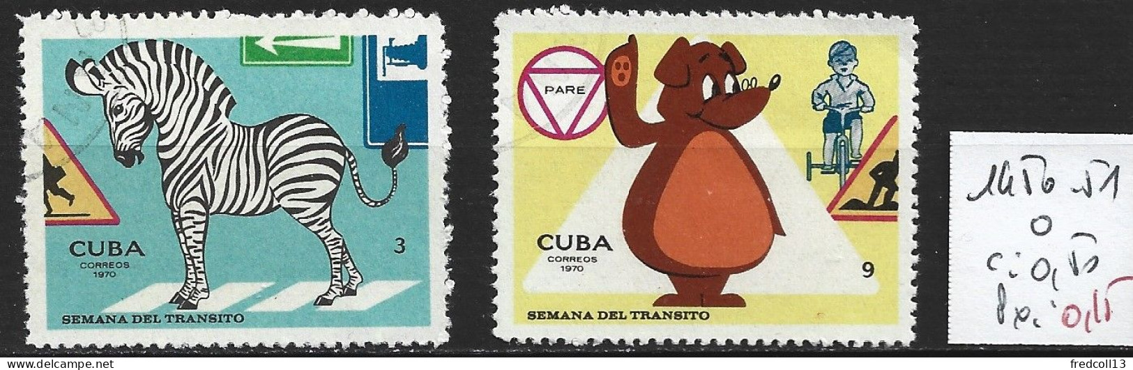 CUBA 1450-51 Oblitérés Côte 0.50 € - Used Stamps
